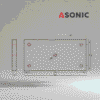 ASONIC HEATER-1000W-5viti-2 riscaldatore esterno del serbatoio del pulitore a ultrasuoni