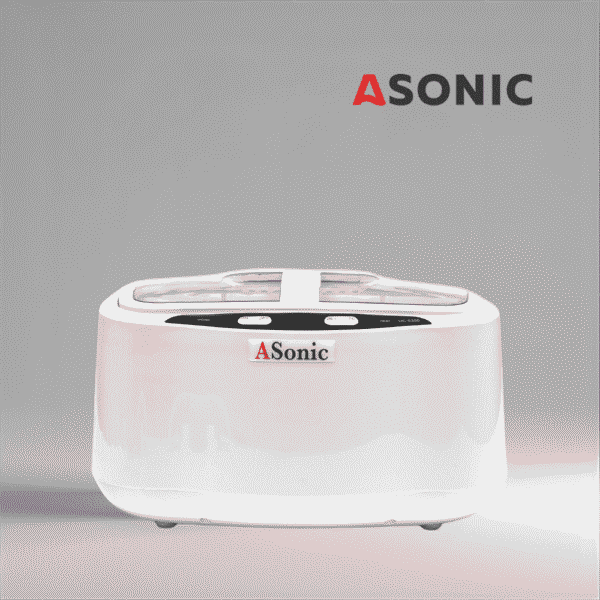 ASONIC HOME-2500 bagno a ultrasuoni, pulitore di livello professionale per oggetti più grandi e applicazioni domestiche.