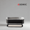 ASONIC HOME-450black bagno a ultrasuoni, pulitore elegante e portatile per uso domestico, progettato per gli accessori quotidiani.