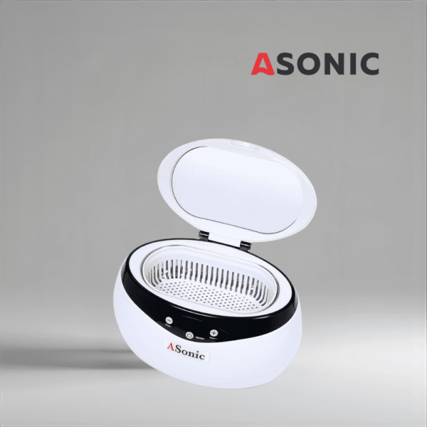 ASONIC HOME-650 bagno a ultrasuoni, unità in acciaio inox per una pulizia domestica affidabile di accessori e utensili.