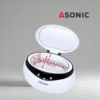 ASONIC HOME-650 pulitore a ultrasuoni, bagno compatto per gioielli, occhiali e pulizia domestica quotidiana.