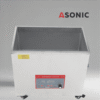 ASONIC IND-400 vasca industriale a ultrasuoni con design in acciaio inox per una pulizia di precisione affidabile.