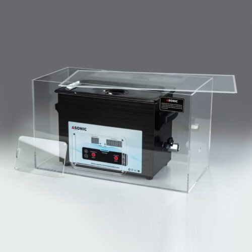 Pulitore a ultrasuoni silenzioso ASONIC MED-30 con scatola di riduzione del rumore