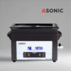 ASONIC MED 5L pulitore a ultrasuoni in nero con coperchio chiuso per uso medico professionale