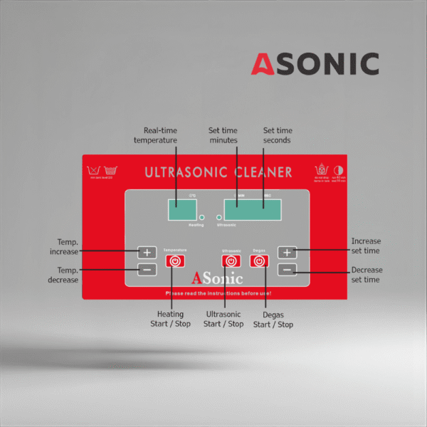 ASONIC PRO-150s pulitore a ultrasuoni per applicazioni industriali e di laboratorio