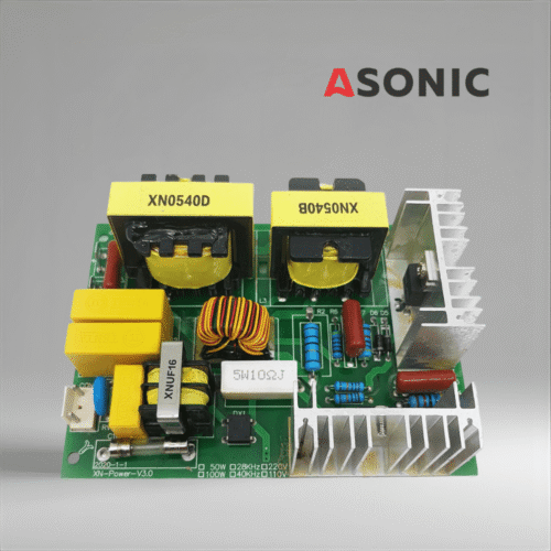 ASONIC PROmodel PCB 60W 40kHz, scheda di alimentazione sostitutiva affidabile per i sistemi di pulizia a ultrasuoni con una resa costante.