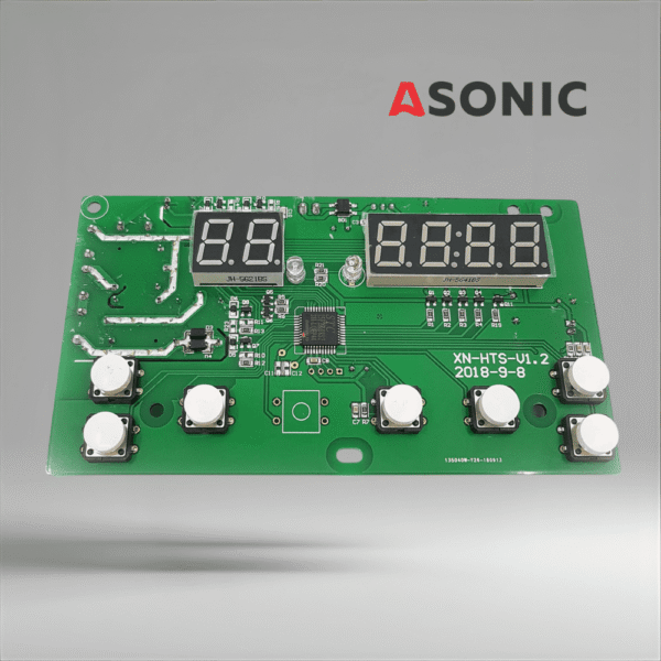 ASONIC PROmodel display PCB con funzione di degasaggio, scheda di controllo sostitutiva avanzata per macchine per la pulizia a ultrasuoni