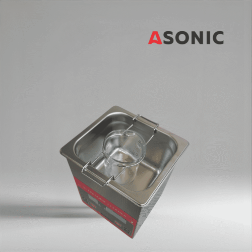 ASONIC BEAKER-PRO becher per la pulizia a ultrasuoni con design in vetro resistente