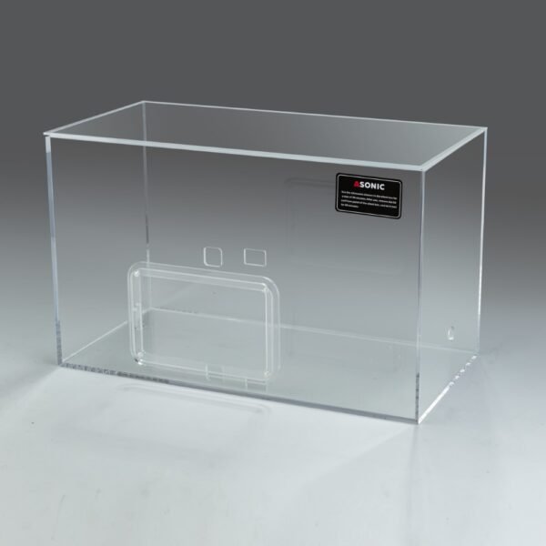 ASONIC Silent Box per pulitori a ultrasuoni da 3L venduti separatamente o insieme all'unità di pulizia.