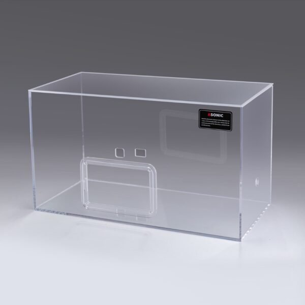 ASONIC Scatola silenziosa per pulitore a ultrasuoni da 5L disponibile separatamente o con un'unità di pulizia completa.