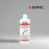 ASONIC AS-OPT-1 soluzione di pulizia ottica a ultrasuoni, flacone da 1L per la pulizia sicura di lenti, occhiali e dispositivi ottici.